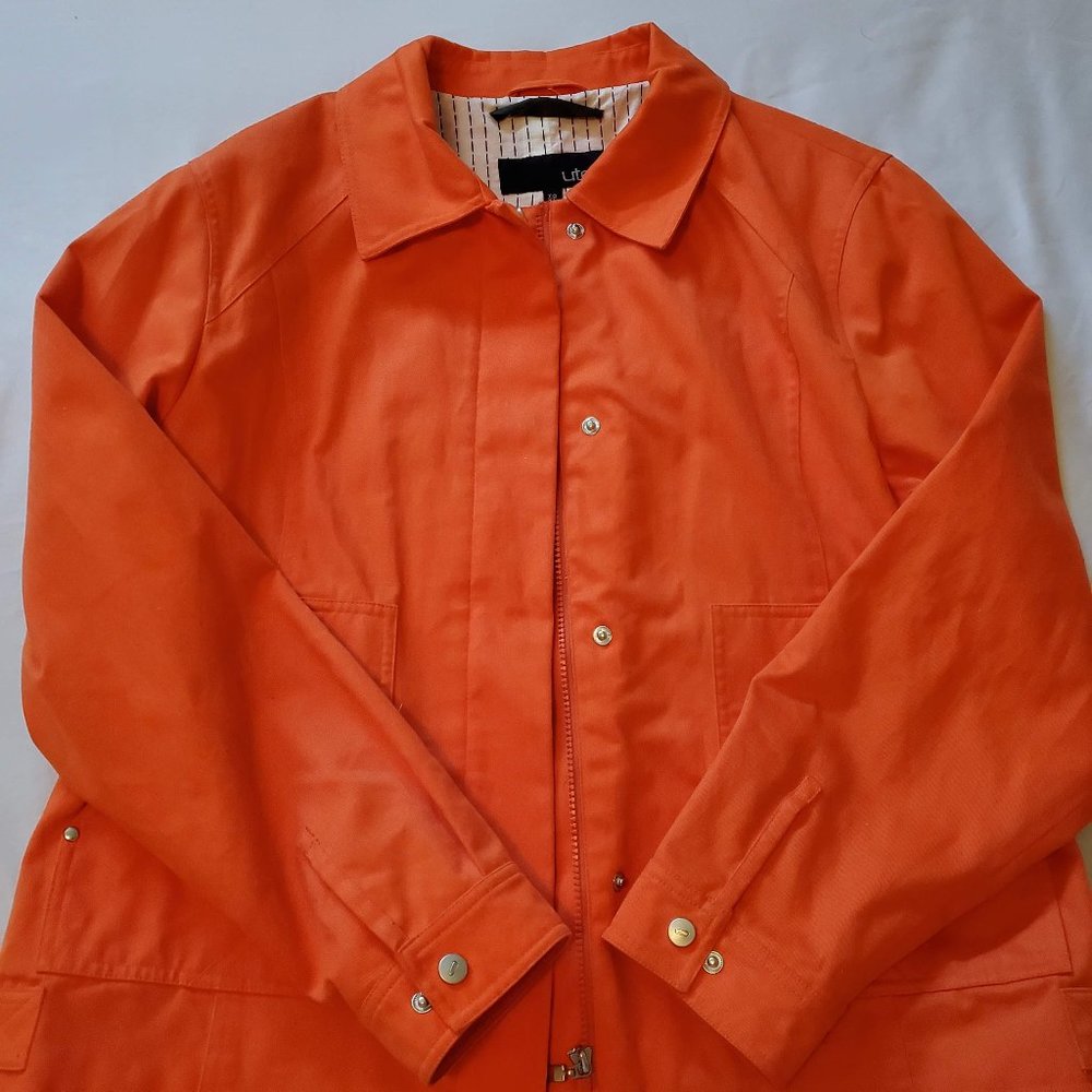 UTEX Orange Heavy Weight Orange Blazer Size XL